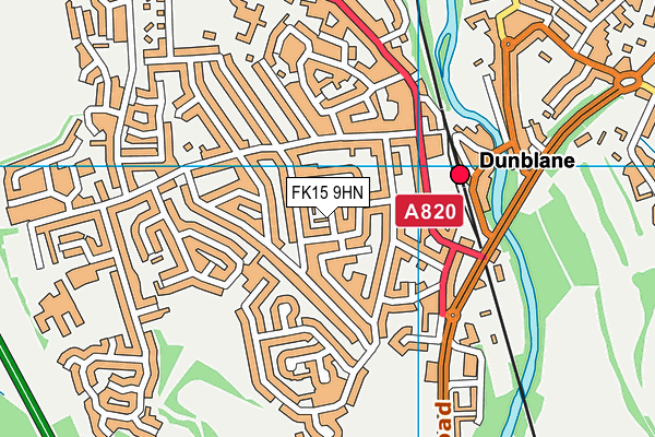 FK15 9HN map - OS VectorMap District (Ordnance Survey) FK15 9HN map - OS VectorMap District (Ordnance Survey)