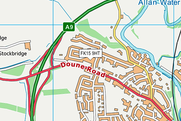 FK15 9HT map - OS VectorMap District (Ordnance Survey) FK15 9HT map - OS VectorMap District (Ordnance Survey)