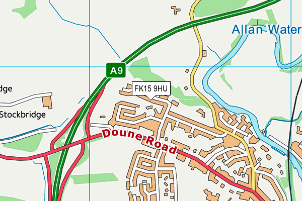 FK15 9HU map - OS VectorMap District (Ordnance Survey) FK15 9HU map - OS VectorMap District (Ordnance Survey)