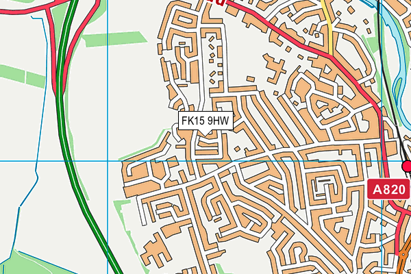 FK15 9HW map - OS VectorMap District (Ordnance Survey) FK15 9HW map - OS VectorMap District (Ordnance Survey)