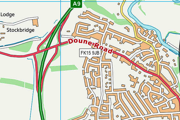 FK15 9JB map - OS VectorMap District (Ordnance Survey) FK15 9JB map - OS VectorMap District (Ordnance Survey)