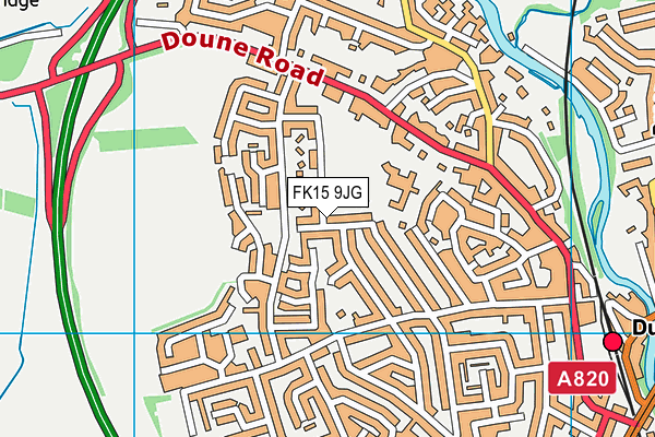 FK15 9JG map - OS VectorMap District (Ordnance Survey) FK15 9JG map - OS VectorMap District (Ordnance Survey)