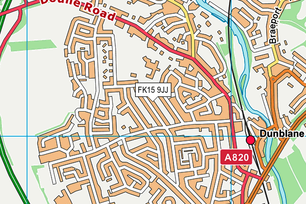 FK15 9JJ map - OS VectorMap District (Ordnance Survey) FK15 9JJ map - OS VectorMap District (Ordnance Survey)