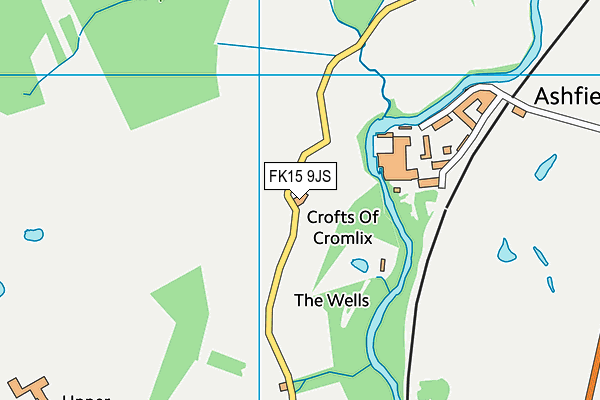 FK15 9JS map - OS VectorMap District (Ordnance Survey) FK15 9JS map - OS VectorMap District (Ordnance Survey)