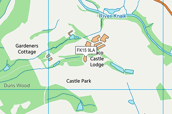 FK15 9LA map - OS VectorMap District (Ordnance Survey) FK15 9LA map - OS VectorMap District (Ordnance Survey)