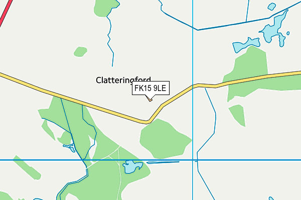 FK15 9LE map - OS VectorMap District (Ordnance Survey) FK15 9LE map - OS VectorMap District (Ordnance Survey)