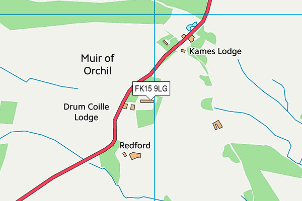 FK15 9LG map - OS VectorMap District (Ordnance Survey) FK15 9LG map - OS VectorMap District (Ordnance Survey)