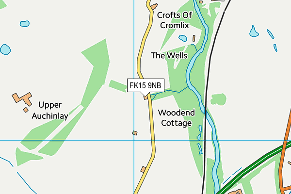 FK15 9NB map - OS VectorMap District (Ordnance Survey) FK15 9NB map - OS VectorMap District (Ordnance Survey)