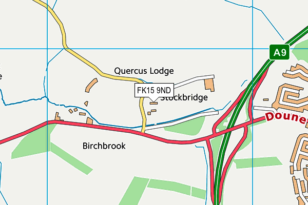 FK15 9ND map - OS VectorMap District (Ordnance Survey) FK15 9ND map - OS VectorMap District (Ordnance Survey)