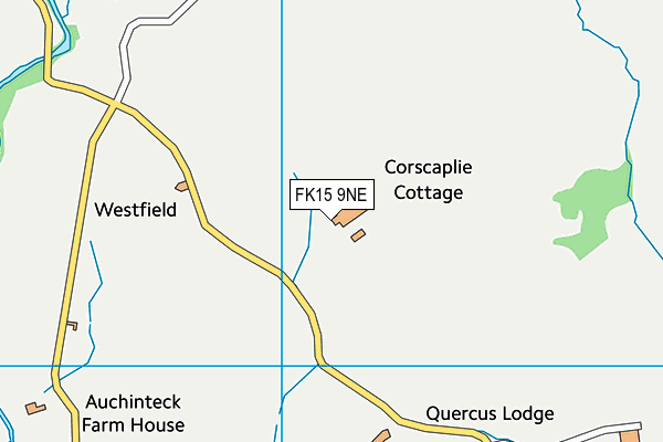 FK15 9NE map - OS VectorMap District (Ordnance Survey) FK15 9NE map - OS VectorMap District (Ordnance Survey)
