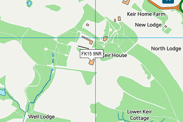 FK15 9NR map - OS VectorMap District (Ordnance Survey) FK15 9NR map - OS VectorMap District (Ordnance Survey)
