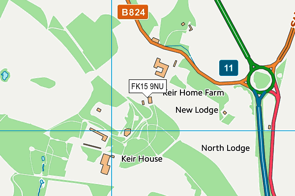 FK15 9NU map - OS VectorMap District (Ordnance Survey) FK15 9NU map - OS VectorMap District (Ordnance Survey)