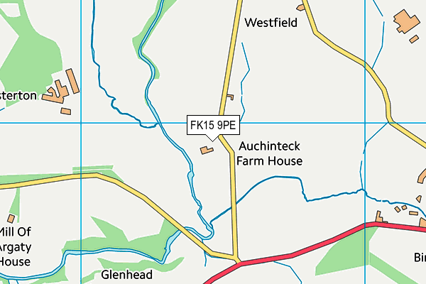 FK15 9PE map - OS VectorMap District (Ordnance Survey)