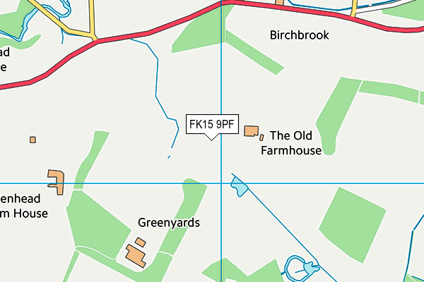 FK15 9PF map - OS VectorMap District (Ordnance Survey) FK15 9PF map - OS VectorMap District (Ordnance Survey)