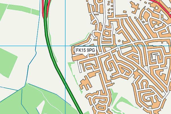 FK15 9PG map - OS VectorMap District (Ordnance Survey) FK15 9PG map - OS VectorMap District (Ordnance Survey)