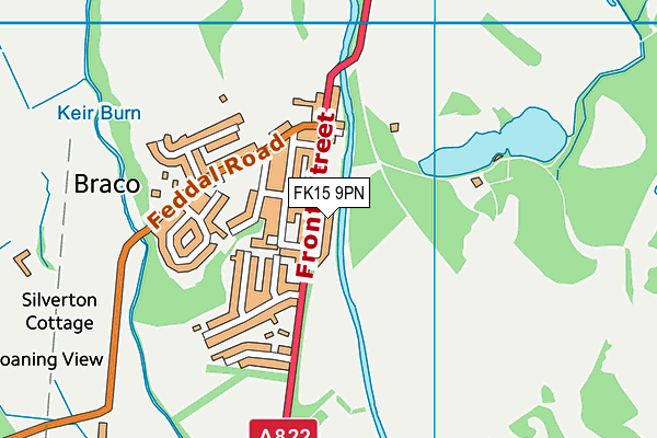 FK15 9PN map - OS VectorMap District (Ordnance Survey) FK15 9PN map - OS VectorMap District (Ordnance Survey)