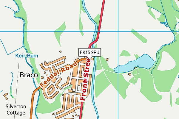 FK15 9PU map - OS VectorMap District (Ordnance Survey) FK15 9PU map - OS VectorMap District (Ordnance Survey)