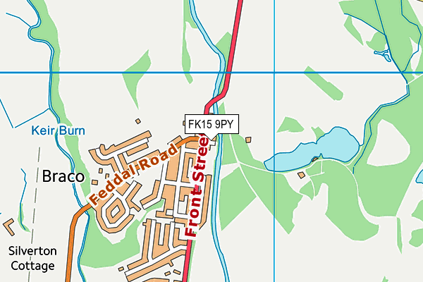FK15 9PY map - OS VectorMap District (Ordnance Survey) FK15 9PY map - OS VectorMap District (Ordnance Survey)