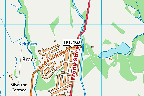 FK15 9QB map - OS VectorMap District (Ordnance Survey)