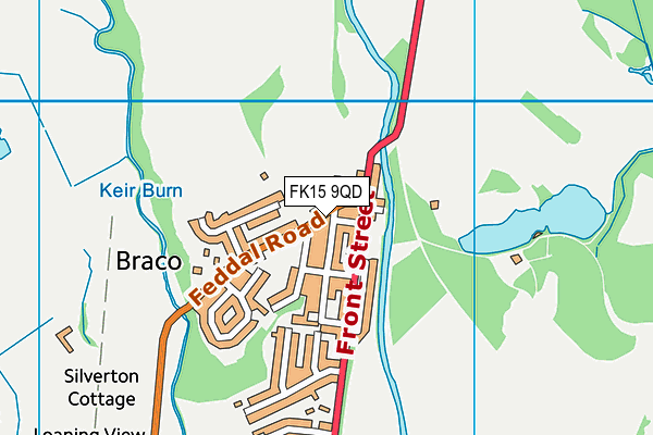 FK15 9QD map - OS VectorMap District (Ordnance Survey) FK15 9QD map - OS VectorMap District (Ordnance Survey)