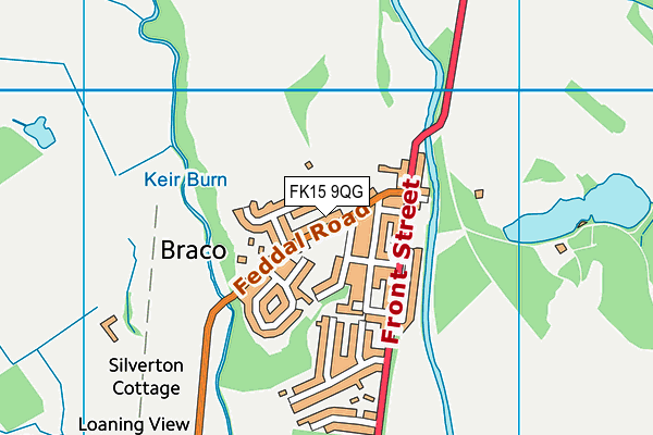 FK15 9QG map - OS VectorMap District (Ordnance Survey) FK15 9QG map - OS VectorMap District (Ordnance Survey)