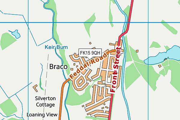 FK15 9QH map - OS VectorMap District (Ordnance Survey) FK15 9QH map - OS VectorMap District (Ordnance Survey)