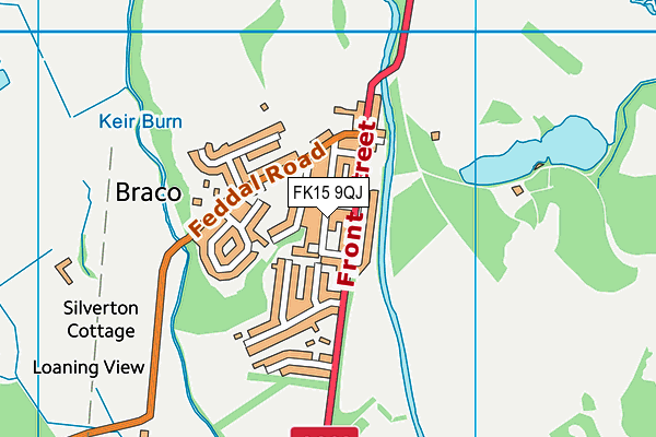 FK15 9QJ map - OS VectorMap District (Ordnance Survey)