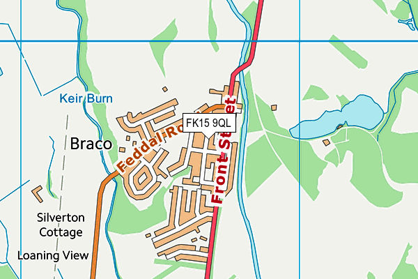 FK15 9QL map - OS VectorMap District (Ordnance Survey) FK15 9QL map - OS VectorMap District (Ordnance Survey)