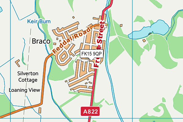 FK15 9QP map - OS VectorMap District (Ordnance Survey) FK15 9QP map - OS VectorMap District (Ordnance Survey)