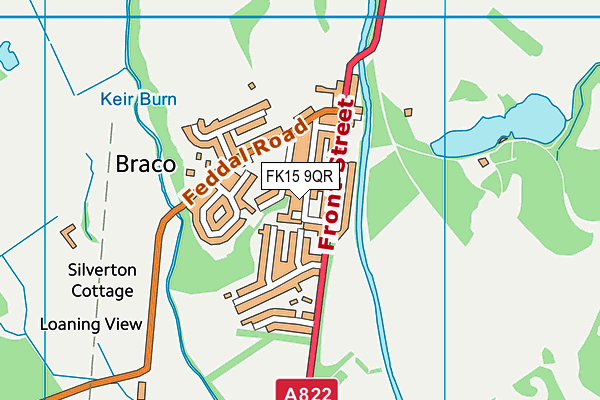 FK15 9QR map - OS VectorMap District (Ordnance Survey) FK15 9QR map - OS VectorMap District (Ordnance Survey)