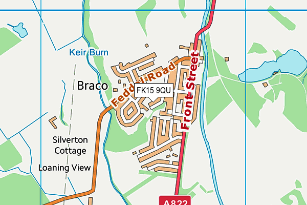 FK15 9QU map - OS VectorMap District (Ordnance Survey) FK15 9QU map - OS VectorMap District (Ordnance Survey)