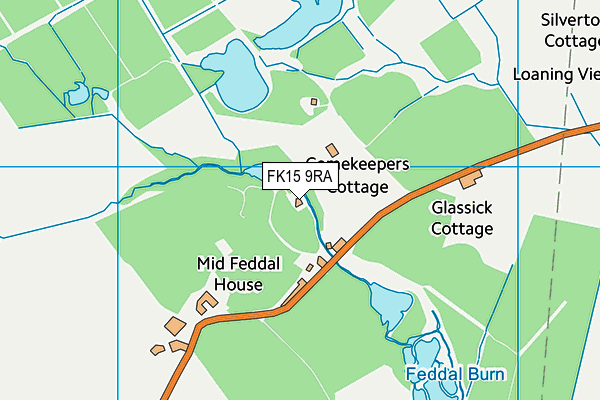 FK15 9RA map - OS VectorMap District (Ordnance Survey) FK15 9RA map - OS VectorMap District (Ordnance Survey)