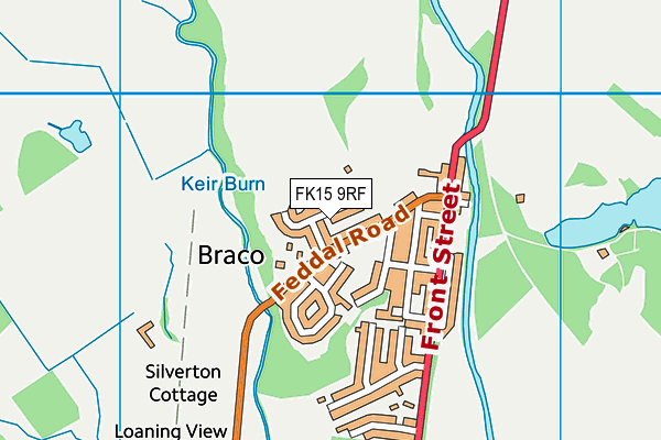 FK15 9RF map - OS VectorMap District (Ordnance Survey) FK15 9RF map - OS VectorMap District (Ordnance Survey)