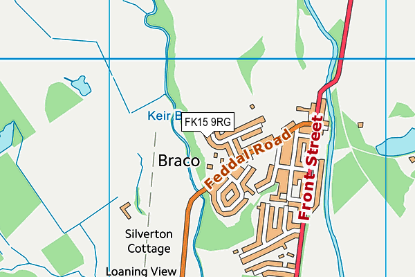 FK15 9RG map - OS VectorMap District (Ordnance Survey)