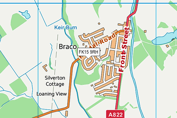 FK15 9RH map - OS VectorMap District (Ordnance Survey) FK15 9RH map - OS VectorMap District (Ordnance Survey)
