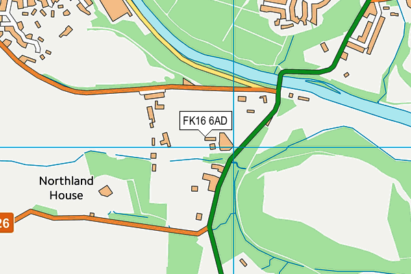 FK16 6AD map - OS VectorMap District (Ordnance Survey) FK16 6AD map - OS VectorMap District (Ordnance Survey)