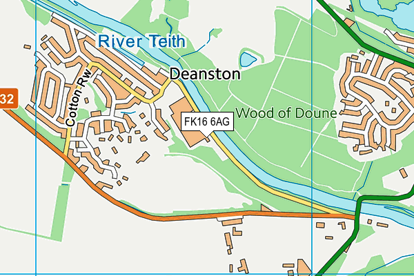 FK16 6AG map - OS VectorMap District (Ordnance Survey) FK16 6AG map - OS VectorMap District (Ordnance Survey)