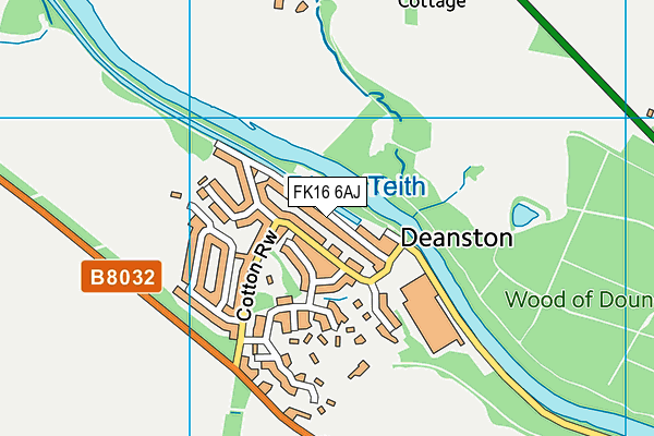 FK16 6AJ map - OS VectorMap District (Ordnance Survey) FK16 6AJ map - OS VectorMap District (Ordnance Survey)