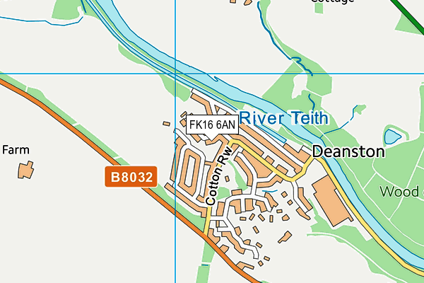FK16 6AN map - OS VectorMap District (Ordnance Survey) FK16 6AN map - OS VectorMap District (Ordnance Survey)