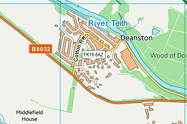 FK16 6AZ map - OS VectorMap District (Ordnance Survey) FK16 6AZ map - OS VectorMap District (Ordnance Survey)