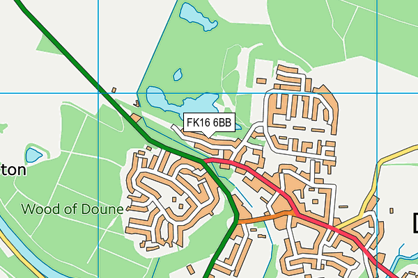 FK16 6BB map - OS VectorMap District (Ordnance Survey) FK16 6BB map - OS VectorMap District (Ordnance Survey)