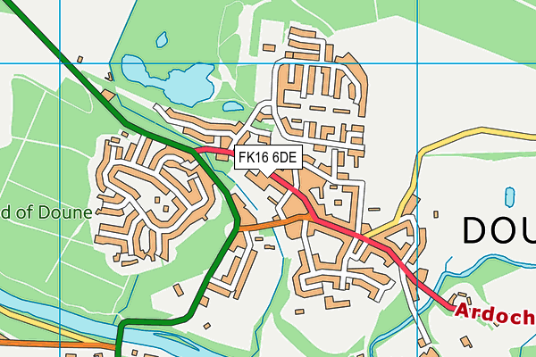 FK16 6DE map - OS VectorMap District (Ordnance Survey) FK16 6DE map - OS VectorMap District (Ordnance Survey)