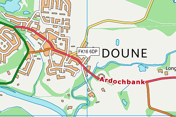 FK16 6DP map - OS VectorMap District (Ordnance Survey) FK16 6DP map - OS VectorMap District (Ordnance Survey)