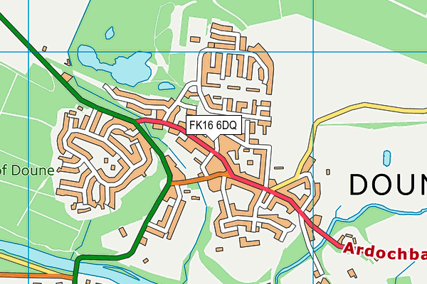 FK16 6DQ map - OS VectorMap District (Ordnance Survey) FK16 6DQ map - OS VectorMap District (Ordnance Survey)