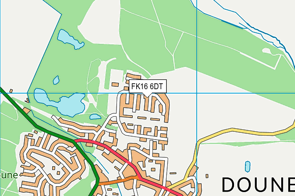 FK16 6DT map - OS VectorMap District (Ordnance Survey) FK16 6DT map - OS VectorMap District (Ordnance Survey)