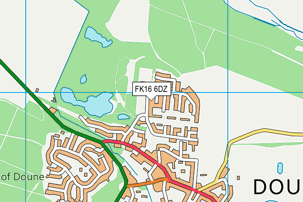 FK16 6DZ map - OS VectorMap District (Ordnance Survey) FK16 6DZ map - OS VectorMap District (Ordnance Survey)