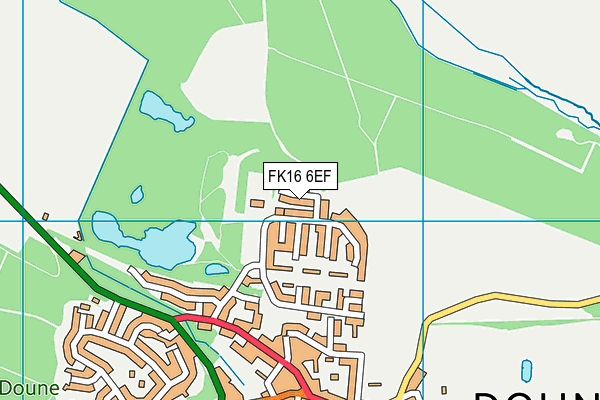 FK16 6EF map - OS VectorMap District (Ordnance Survey) FK16 6EF map - OS VectorMap District (Ordnance Survey)