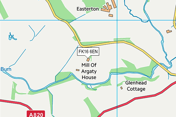 FK16 6EN map - OS VectorMap District (Ordnance Survey) FK16 6EN map - OS VectorMap District (Ordnance Survey)