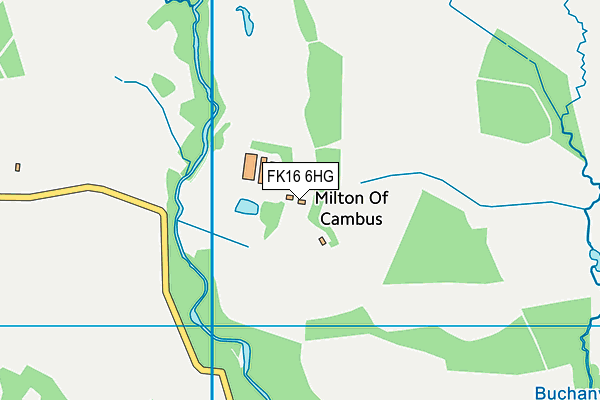 FK16 6HG map - OS VectorMap District (Ordnance Survey) FK16 6HG map - OS VectorMap District (Ordnance Survey)