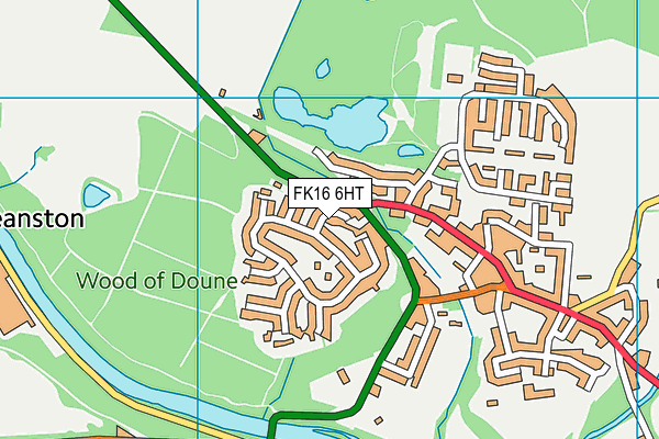 FK16 6HT map - OS VectorMap District (Ordnance Survey) FK16 6HT map - OS VectorMap District (Ordnance Survey)